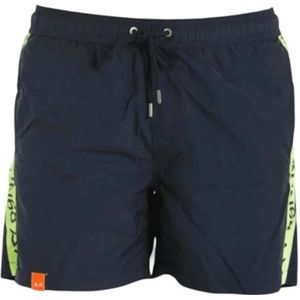 Sun68, Heren, Badkleding, Blauw, Maat: S Nylon,