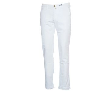 Jacob Cohën, Heren, Jeans, Wit, Maat: W36 Katoen,