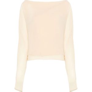 Cortana, Dames, Tops, Beige, Maat: S