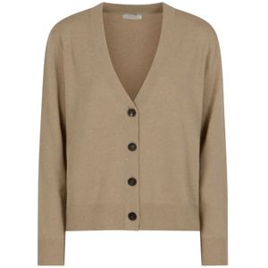 Peserico, Dames, Truien, Beige, Maat: S