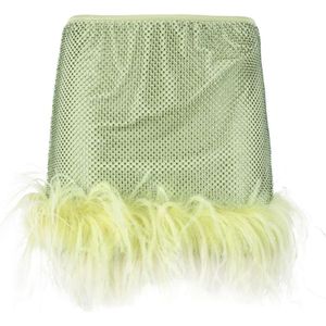 Patrizia Pepe, Dames, Rokken, Groen, Maat: M Poliester,