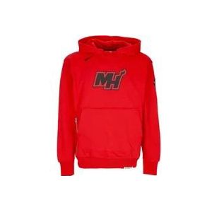 Nike NBA City Edition Courtside Hoodie , Red , Heren , Maat: L