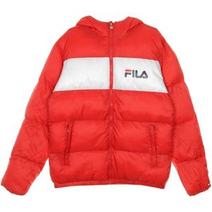 Fila, Heren, Jassen, Rood, Maat: XL Leer,