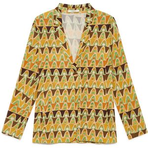 Maliparmi, Dames, Jassen, Veelkleurig, Maat: S Viscose,