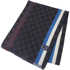 Louis Vuitton Vintage, Heren, Pre-owned, Veelkleurig, Maat: ONE Size Wol,