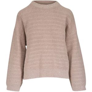 Brunello Cucinelli, Dames, Truien, Beige, Maat: S
