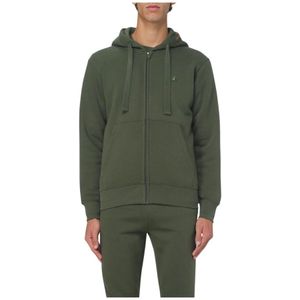 Save The Duck, Heren, Sweatshirts & Hoodies, Groen, Maat: L Katoen,