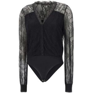 Liu Jo, Dames, Tops, Zwart, Maat: XS
