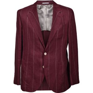 Brunello Cucinelli, Heren, Jassen, Rood, Maat: L