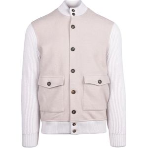 Eleventy, Heren, Truien, Beige, Maat: L Wol,