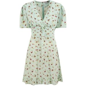 Mar De Margaritas, Dames, Jurken, Groen, Maat: M Viscose,