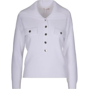 Liu Jo, Dames, Truien, Wit, Maat: M Viscose,