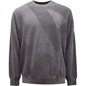 Armani, Heren, Truien, Grijs, Maat: XL Wol,
