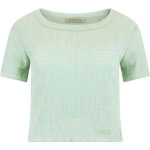 Guess, Dames, Tops, Groen, Maat: XS Poliester,