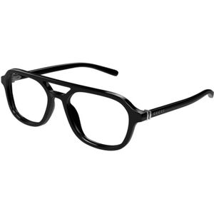 Gucci - GG1673O 001 - Optische Monturen - Zwart Transparant - Acetaat
