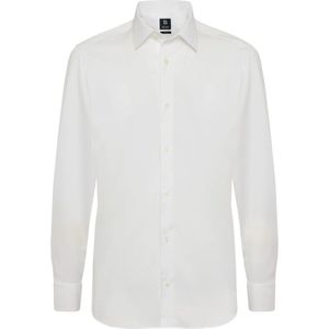 Boggi Milano, Heren, Overhemden, Wit, Maat: XS Katoen,