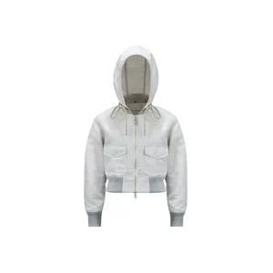 Moncler Bomber Jassen , Gray , Dames , Maat: M