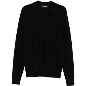 Dolce & Gabbana, Heren, Truien, Zwart, Maat: L