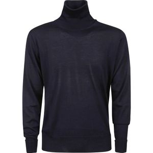 PT Torino, Heren, Truien, Blauw, Maat: M Wol,