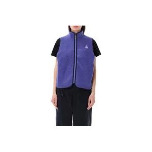Nike PolarTech Vest voor buitenavonturen , Purple , Dames , Maat: L