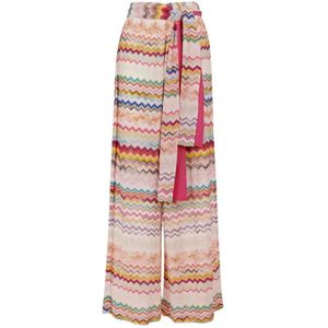 Missoni, Dames, Broeken, Veelkleurig, Maat: S Viscose,
