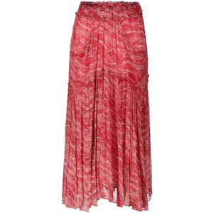 Isabel Marant, Dames, Rokken, Rood, Maat: XS