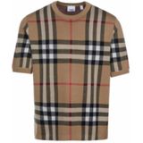 Burberry - T-shirt - Beige - Katoen