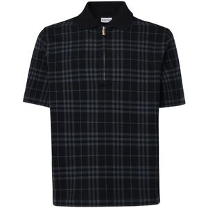 Burberry, Heren, Tops, Zwart, Maat: XL Katoen,