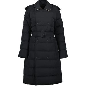 Burberry - Nylon Gewatteerde Jas - Zwart - Dames