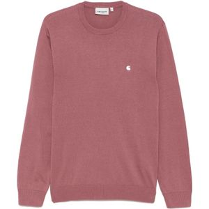 Carhartt Wip, Heren, Truien, Rood, Maat: L