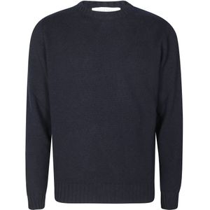 Filippo De Laurentiis, Heren, Truien, Blauw, Maat: 2XL Kasjmier,