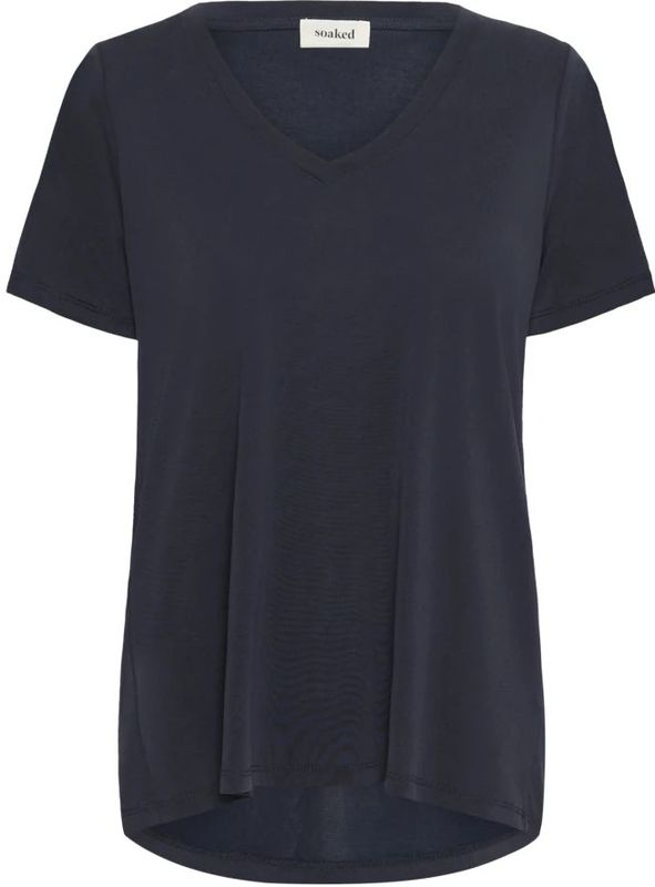 Soaked in Luxury - Columbine - T-shirt - Korte Mouwen - V-hals