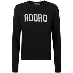 MC2 Saint Barth, Dames, Truien, Zwart, Maat: M Wol,