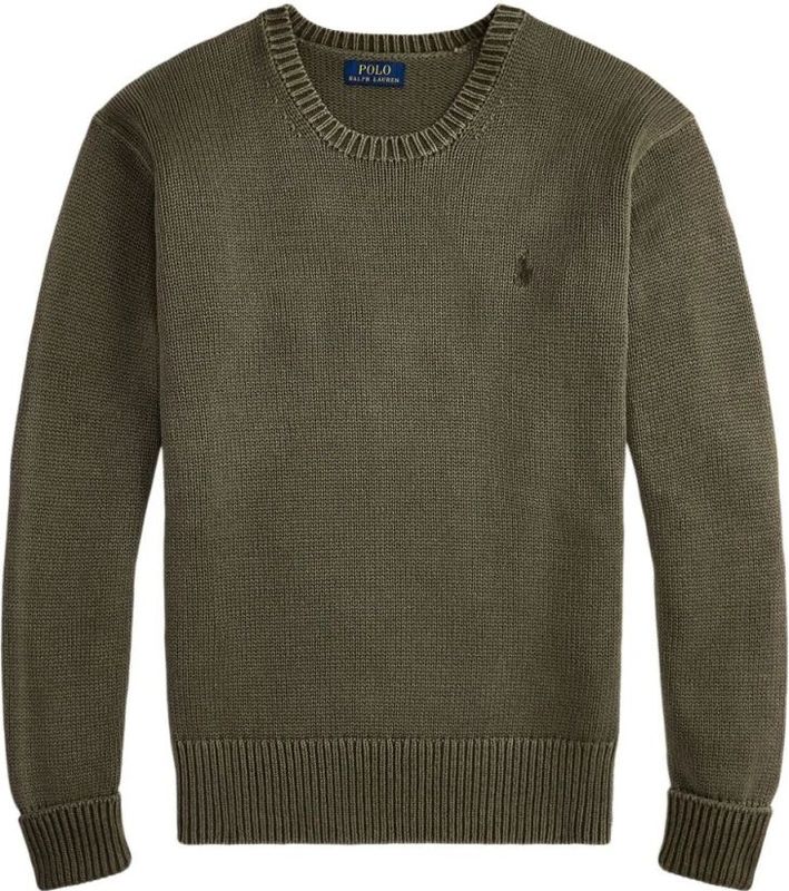 POLO RALPH LAUREN - Trui - Olijf - Merinoswol