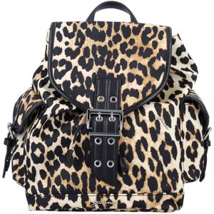 Ganni, Dames, Tassen, Bruin, Maat: ONE Size Nylon,