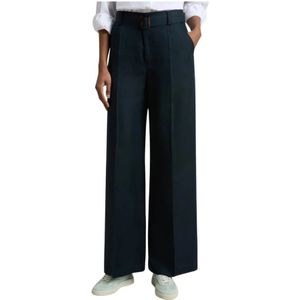 Pantalon - Geverfd - Viscose/Linnenmix - Rits/sluiting - Paspelzakken