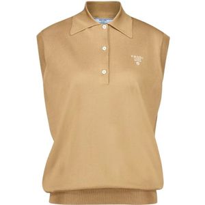 Prada, Dames, Jassen, Bruin, Maat: S Zijde,