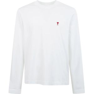 Ami Paris, Heren, Tops, Wit, Maat: XL Katoen,