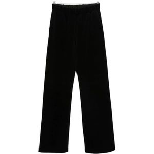 Golden Goose, Dames, Broeken, Zwart, Maat: M Katoen,