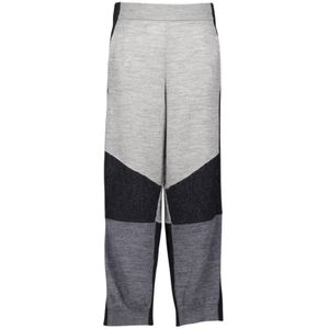 Stella McCartney, Dames, Broeken, Grijs, Maat: S Wol,