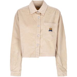 Obey, Dames, Jassen, Beige, Maat: XS Katoen,