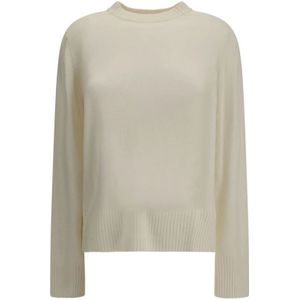 Loulou Studio, Dames, Truien, Beige, Maat: M Kasjmier,