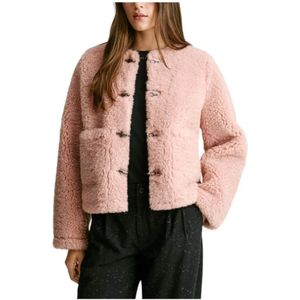 Pepe Jeans - Cropped Jas - Roze - Dames
