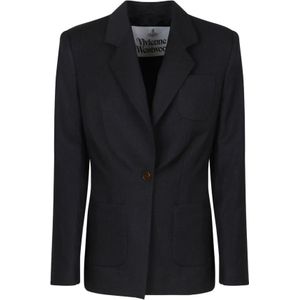 Vivienne Westwood, Dames, Jassen, Zwart, Maat: XS Wol,