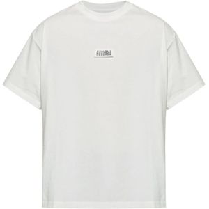 MM6 Maison Margiela, Heren, Tops, Wit, Maat: S Katoen,