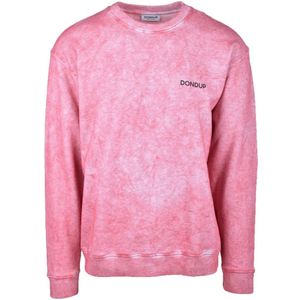 Dondup, Heren, Truien, Roze, Maat: M Katoen,