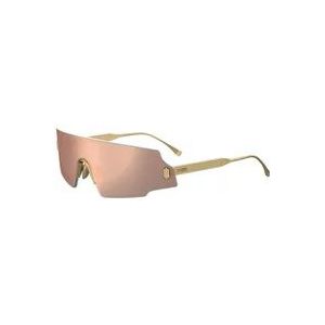 Fendi Luxe Zonnebrillen voor Modieuze Vrouwen , Yellow , Dames , Maat: ONE Size