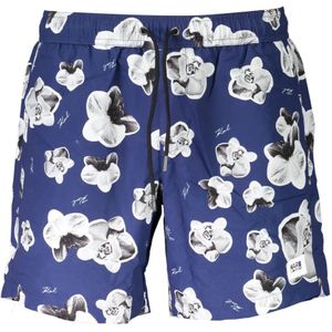 Karl Lagerfeld, Heren, Badkleding, Blauw, Maat: S