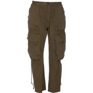 Dsquared2, Heren, Broeken, Groen, Maat: M Katoen,