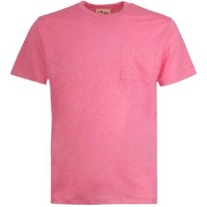 MC2 Saint Barth, Heren, Tops, Roze, Maat: L Linnen,